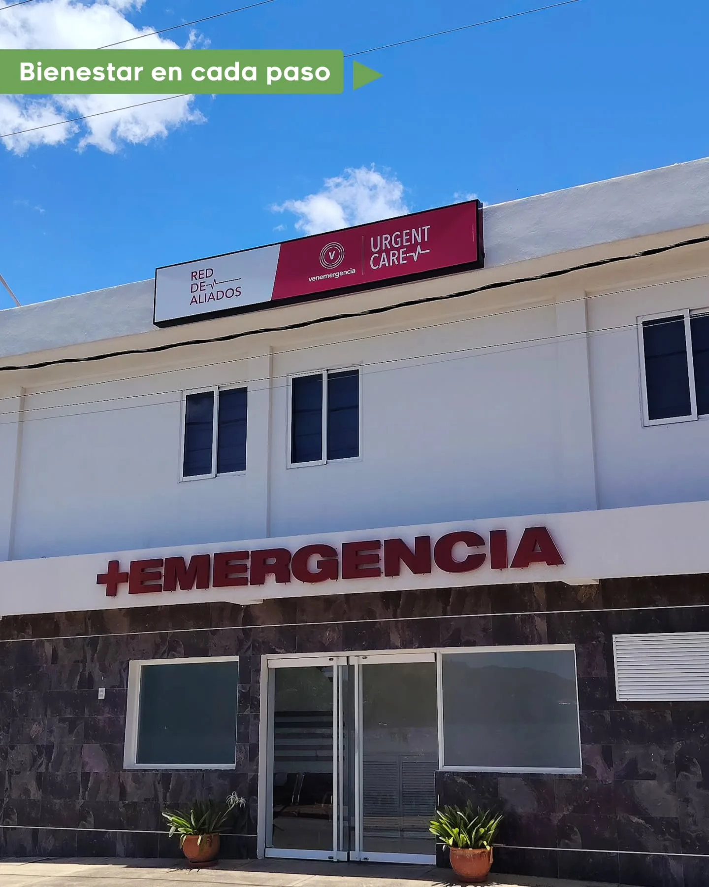 Fachada de emergencia